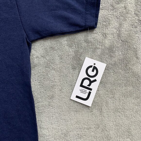 Lifted Research Group Shirt Mens Large Blue LRG Tree Graphic Tee Stacked Logo - Picture 4 of 8